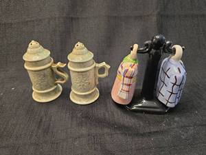 lot 50165 image: Ceramic Salt and Pepper Shaker Set Collection