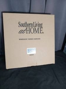 lot 60389 image: Southern Living at Home Windsor Tiered Server