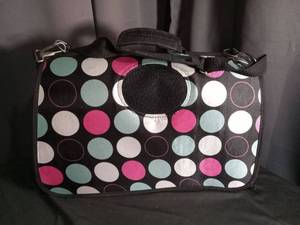 lot 60392 image: Pet Carrier Shoulder Bag Polka Dot Pattern