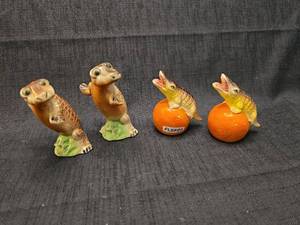 lot 40222 image: Florida Alligator Salt and Pepper Shaker Set