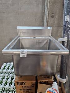 lot 1066 image: Trinity Commercial Utility Sink Single Compartment