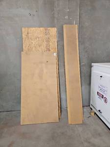 lot 1101 image: APA Stamped OSB Sheet Panel and Smooth-Face Board Panels Lot