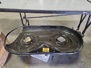 lot 29642 image: Deck shell assembly for lawn mower with dual cutting chambers