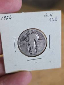lot 45 image: 1926 Standing Liberty silver Quarter