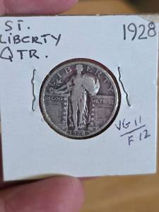 lot 47 image: 1928 Standing Liberty silver Quarter