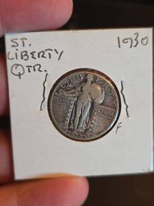 lot 60 image: 1930 Standing Liberty silver Quarter