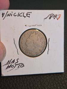 lot 146 image: 1897 V Nickle