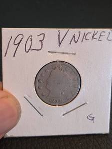 lot 152 image: 1903 V Nickle