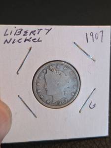 lot 158 image: 1907 V Nickle
