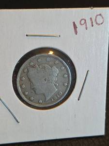 lot 163 image: 1910 V Nickle