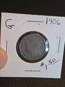 lot 168 image: 1906 V Nickle