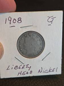 lot 170 image: 1908 V Nickle