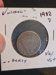 lot 180 image: 1912-D V Nickle