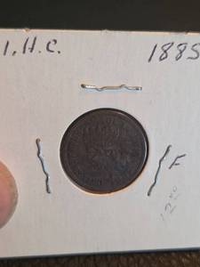 lot 191 image: 1885 Indian Head Penny