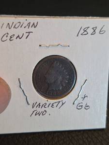 lot 192 image: 1986 Indian Head Penny