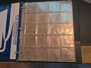 lot 230 image: Binder with Coin sleeves
