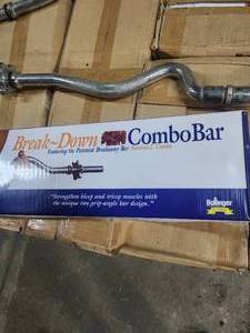 lot 6 image: Two grip angled curl bar