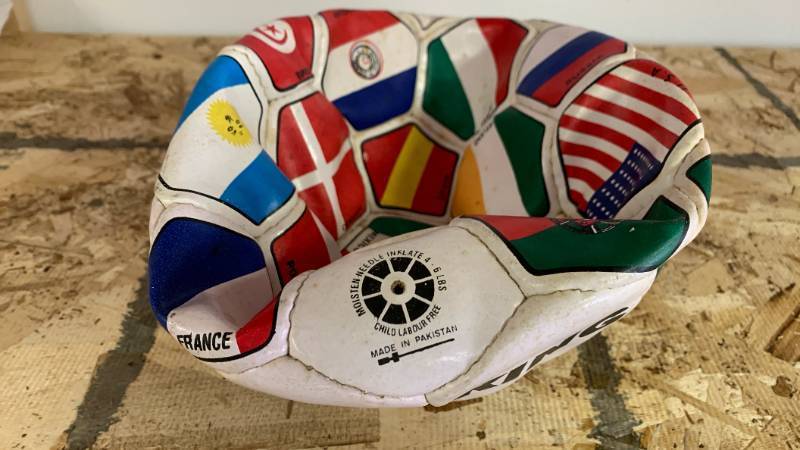 lot 708 image: King International Flags Soccer Ball UNK60