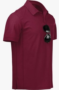 lot 4720 image: NIASHOT Polo Shirts for Men Summer Short Sleeve Golf Polos Quick-Dry Moisture Wicking T-Shirts Fashion Clothes Mens Burgundy 2XL