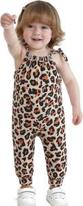 lot 4724 image: SUNNY PIGGY Baby Girl Clothes Infant Sleeveless Jumpsuit One Piece Romper Newborn Overalls Outfits 3-6 months
