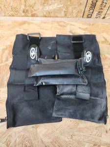 lot 318 image: Black Tool Bag with Handles and Pockets