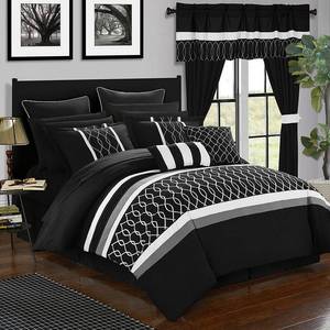 lot 326 image: Chic Home Dinah 24-Pc Queen Comforter Set Bedding