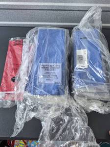 lot 348 image: Tissue Paper Lot Blue & Red 5 SheetsPack 20in x 26in Multi-Pack Bundle