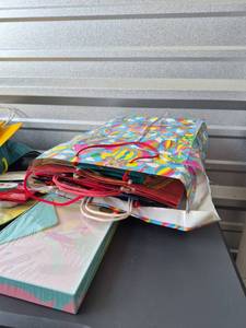 lot 349 image: Lot of Gift Bags and Stationery Sets with Wallets and Decorative Sheets