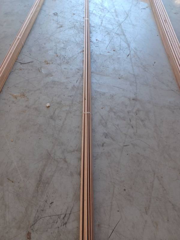 lot 60925 image: 60 Linear Feet Oak Base