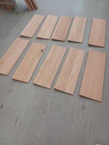 Stair Tread, Oak, 10 Pieces, 36 Inches Wide