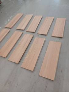 lot 17922 image: Stair Tread, Oak, 10 Pieces, 36 Inches Wide