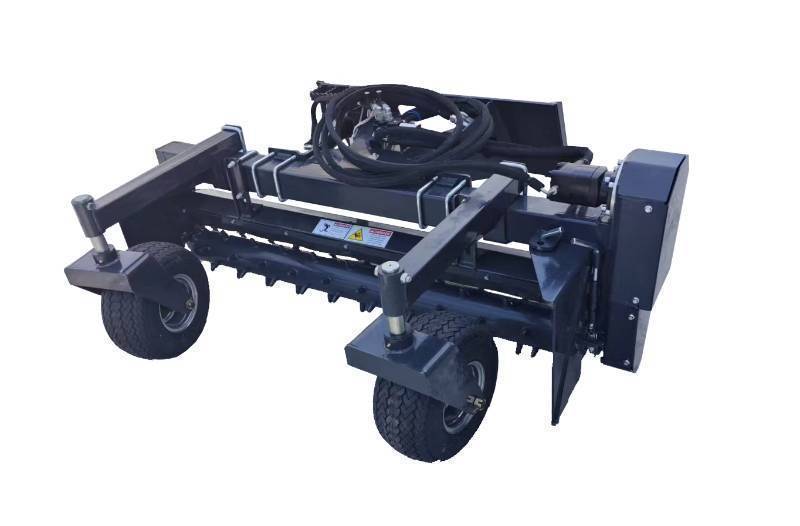 lot 4010 image: Unused ARTEER 72in Skid Steer Power Rake - SSPR - 72W