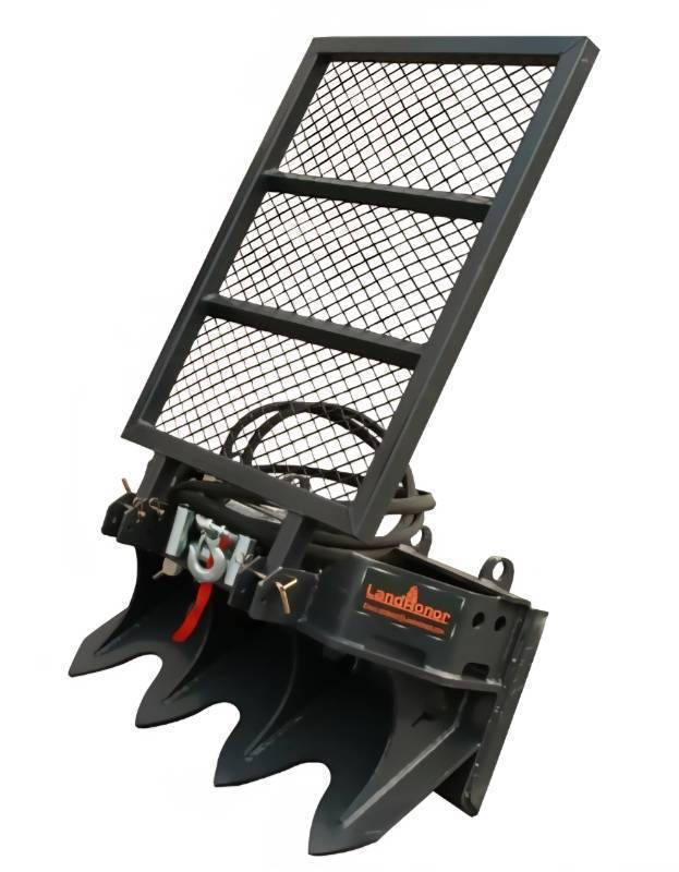 lot 3036 image: UNUSED LandHonor  FW-13-15000G 15000lb Hydraulic Forestry Winch - 100ft Cable Length - Built-in Chain Locks for Choker Sets