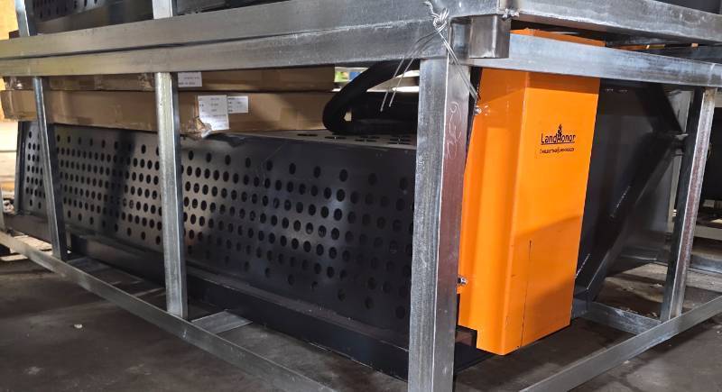 lot 3008 image: Unused LandHonor Skid Steer Landscape Rake Attachment  72 Wide  LSR-12-72W