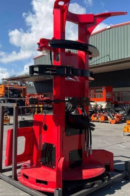 lot 8395 image: Unused Industrial Commercial Skid Steer Feller Buncher  CK-FB77