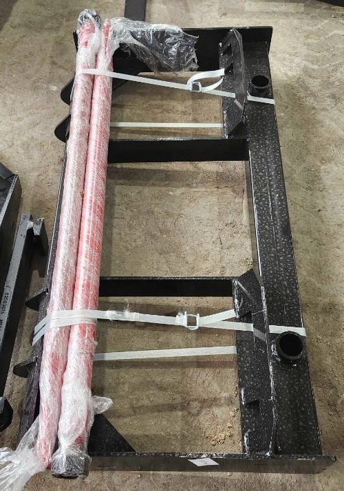 lot 8650 image: Unused Captok CK-BF47C Skid Steer Bale Fork Attachment
