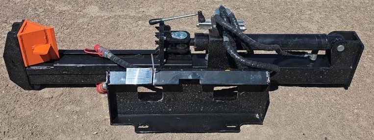lot 8136 image: Captok Mini Skid Steer Log Splitter MLS59
