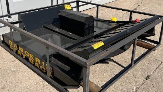 lot 9013 image: Unused 72 Mower King Skid Steer Brush Cutter  SSRC