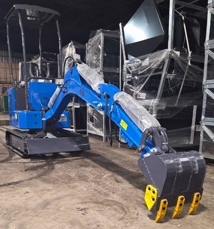 lot 6021 image: Unused Crawler Excavator  ZJG-12 Royal Blue