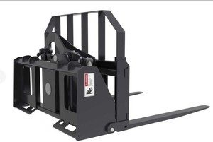 lot 4051A image: Unused ARTEER Rotating Hydraulic Skid Steer Pallet Forks  RPT-42L 