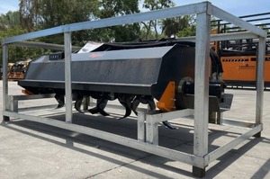 lot 3470 image: Unused LandHonor Skid Steer Hydraulic Rotary Tiller Model SRT-12-66W