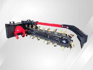 lot 1550 image: RAYTREE Skid Steer Trencher RMT48