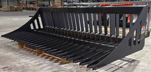 lot 10050 image: PABREAK Skid Steer 84 Rock Bucket RB140