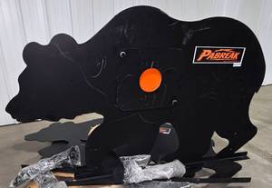 lot 10150 image: PABREAK Bear Shaped Shooting Target w Bolt On Stabilizing Foot Supports RB-2401