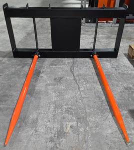 lot 10097 image: PABREAK Skid Steer Hay Bale Spear GCC-56