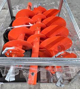 lot 10018 image: PABREAK Skid Steer Auger ADB-650 - Includes Auger Drive and Three (3) Bits of 9, 12 &18 inches