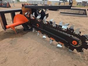 lot 10038 image: PABREAK Skid Steer Trencher TCR-380