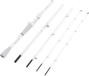 lot 111715 image: KastKing Centron Lite Travel Fishing Rods, Portable 45 Piece Spinning & Casting Rods, Extra Twin-Tip, IM6 Graphite Blanks, Stainless Steel Guides WCeramic Rings, Split or Full Rear EVA Handle