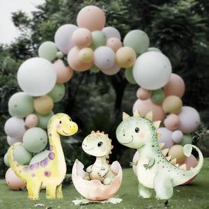 lot 111720 image: 3 Pcs Large Dinosaur Cutouts Decorations 23 inches Baby Shower Dino Birthday Party Supplies Backdrop Photo Props