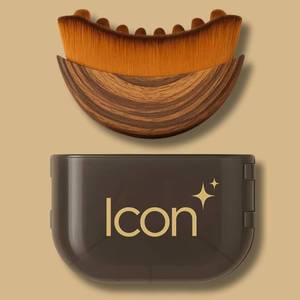 lot 211582 image: ICON Lymphatic Contour Brush for Face, Face Sculpting Tool for Lymphatic Drainage, Ultra Soft Bristles, Dry Brush, Helps Reduce Look of Puffiness (1 Pack)